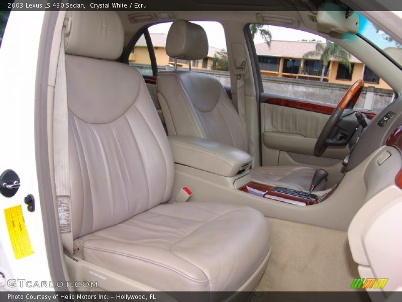 Crystal White / Ecru 2003 Lexus LS 430 Sedan