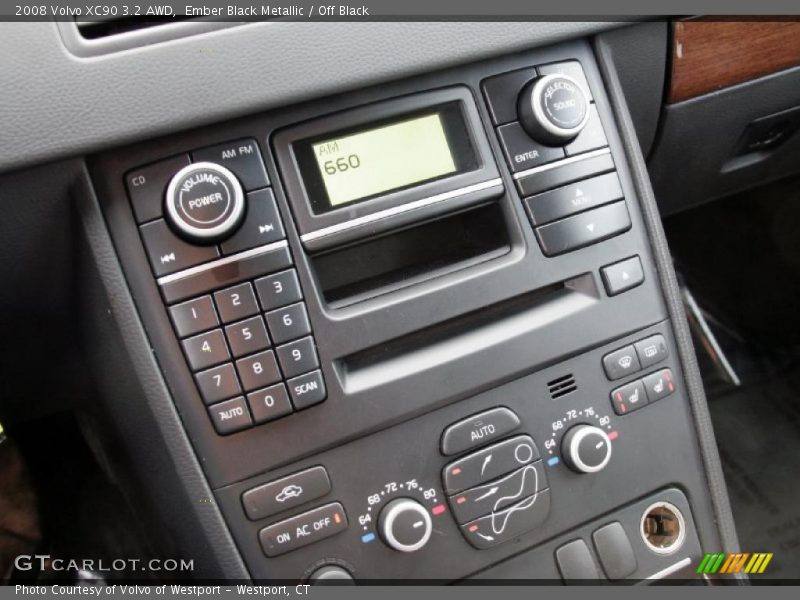 Ember Black Metallic / Off Black 2008 Volvo XC90 3.2 AWD