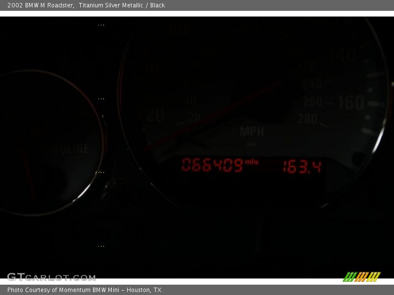 Titanium Silver Metallic / Black 2002 BMW M Roadster