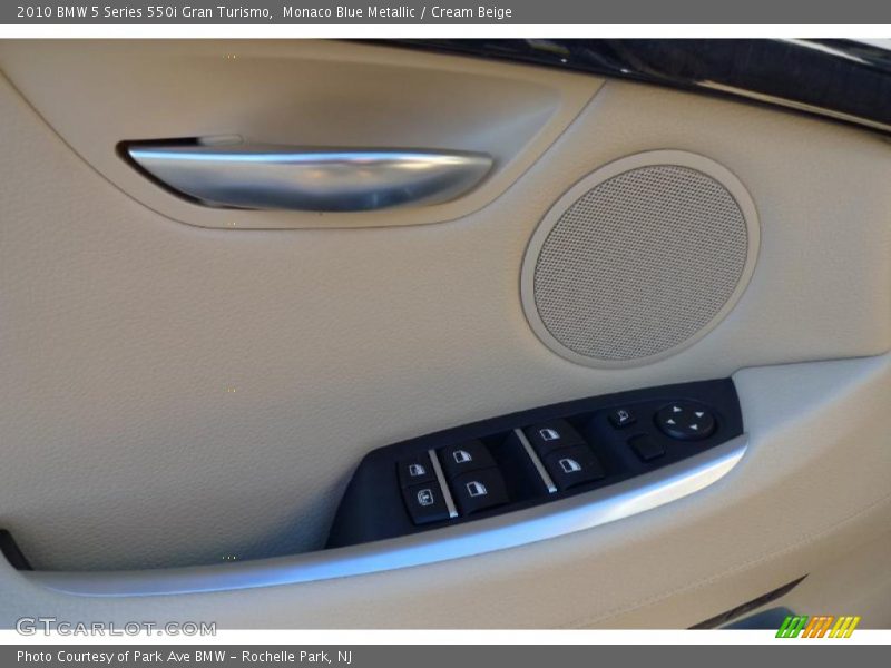 Monaco Blue Metallic / Cream Beige 2010 BMW 5 Series 550i Gran Turismo