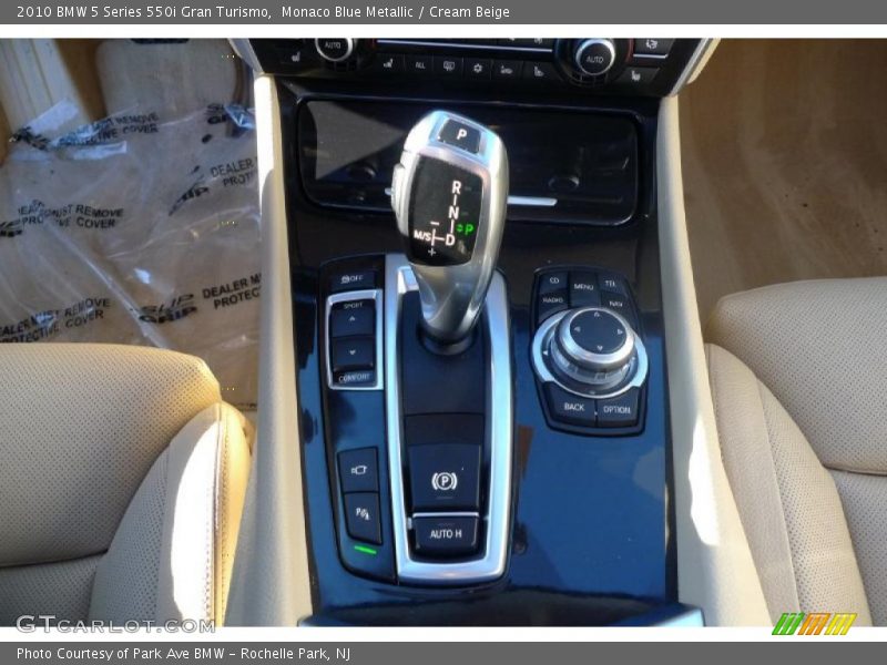  2010 5 Series 550i Gran Turismo 8 Speed Steptronic Automatic Shifter