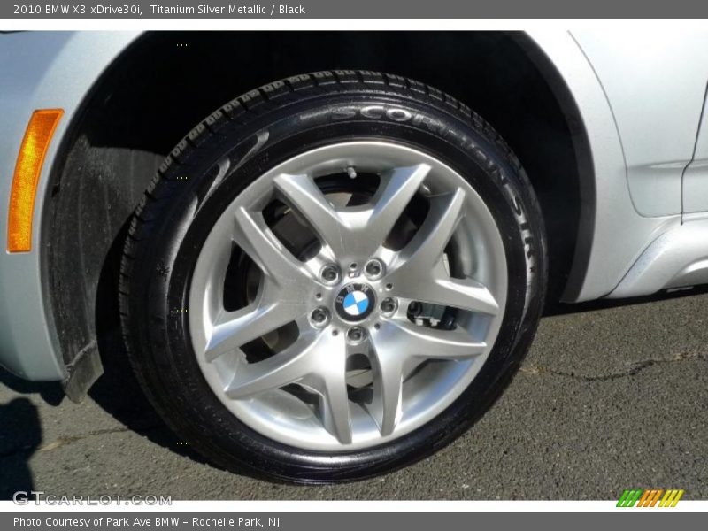 Titanium Silver Metallic / Black 2010 BMW X3 xDrive30i