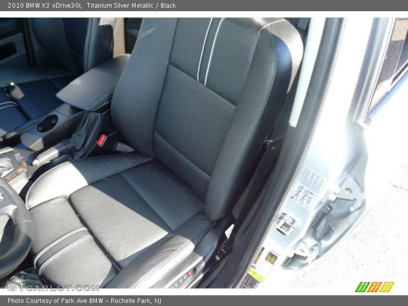 Titanium Silver Metallic / Black 2010 BMW X3 xDrive30i