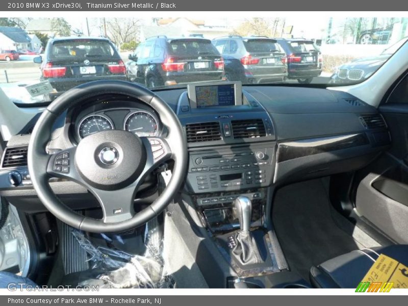 Titanium Silver Metallic / Black 2010 BMW X3 xDrive30i