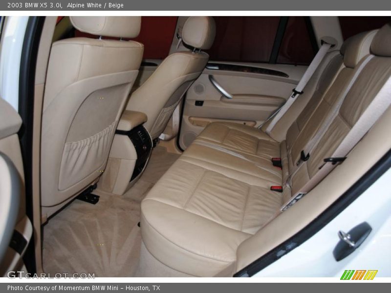 Alpine White / Beige 2003 BMW X5 3.0i