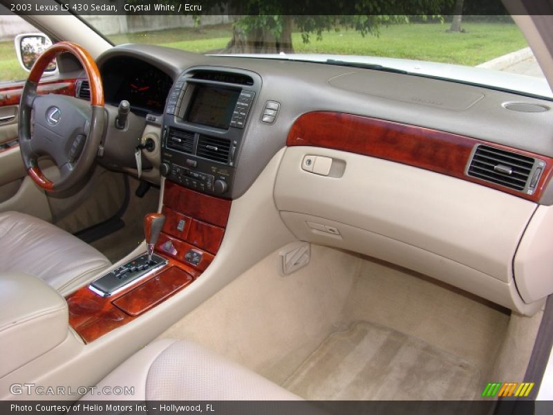 Crystal White / Ecru 2003 Lexus LS 430 Sedan