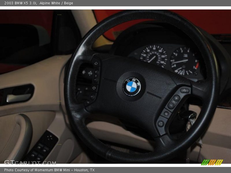 Alpine White / Beige 2003 BMW X5 3.0i