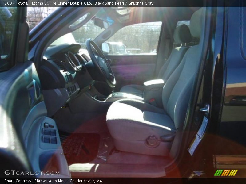 Black Sand Pearl / Graphite Gray 2007 Toyota Tacoma V6 PreRunner Double Cab