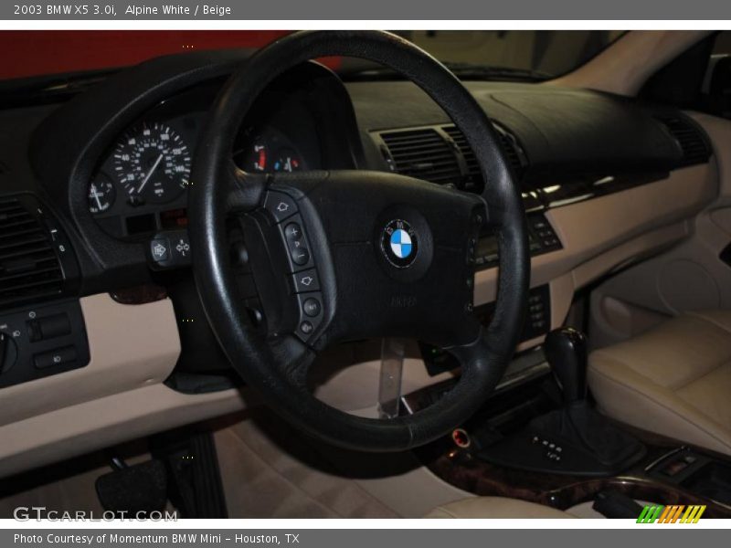 Alpine White / Beige 2003 BMW X5 3.0i
