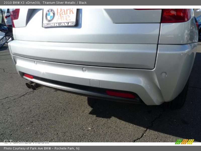 Titanium Silver Metallic / Black 2010 BMW X3 xDrive30i