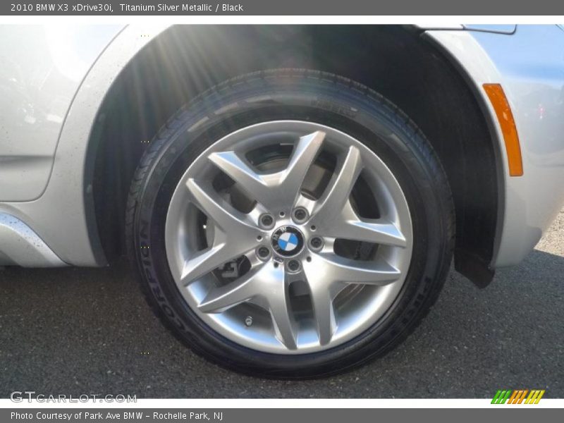Titanium Silver Metallic / Black 2010 BMW X3 xDrive30i