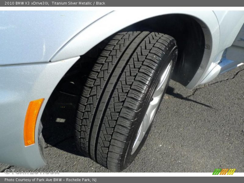 Titanium Silver Metallic / Black 2010 BMW X3 xDrive30i