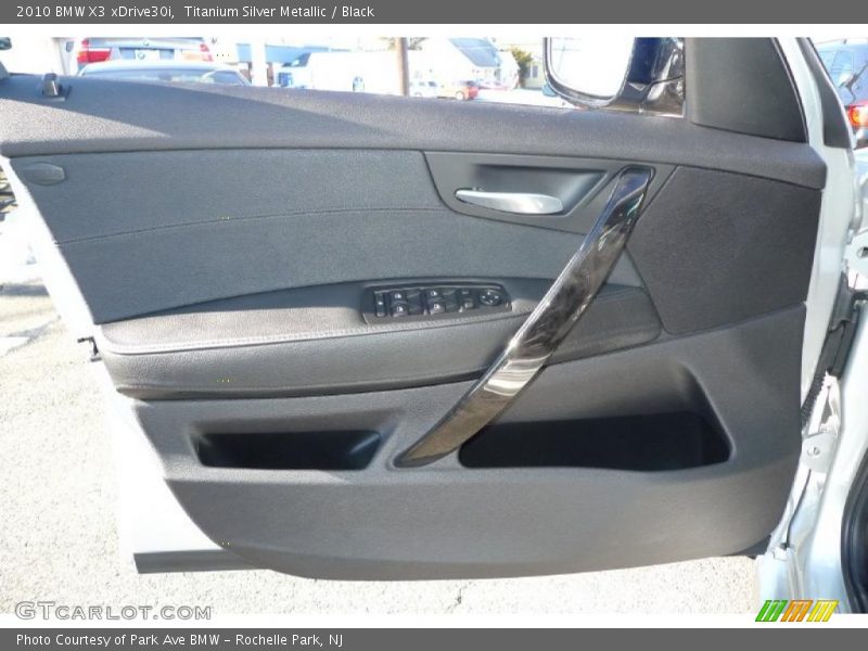 Titanium Silver Metallic / Black 2010 BMW X3 xDrive30i