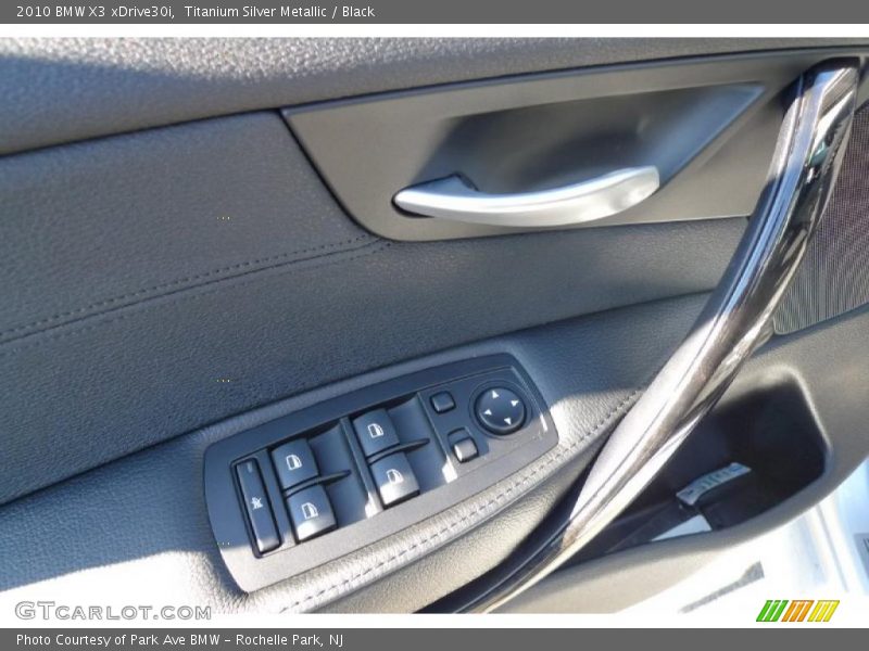 Titanium Silver Metallic / Black 2010 BMW X3 xDrive30i
