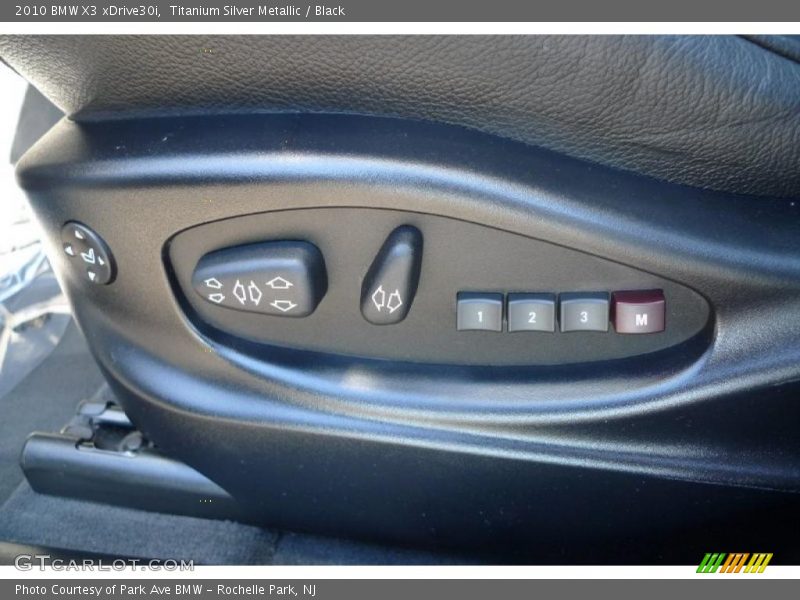 Titanium Silver Metallic / Black 2010 BMW X3 xDrive30i