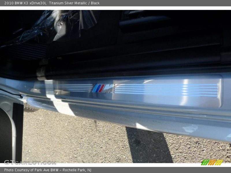 Titanium Silver Metallic / Black 2010 BMW X3 xDrive30i
