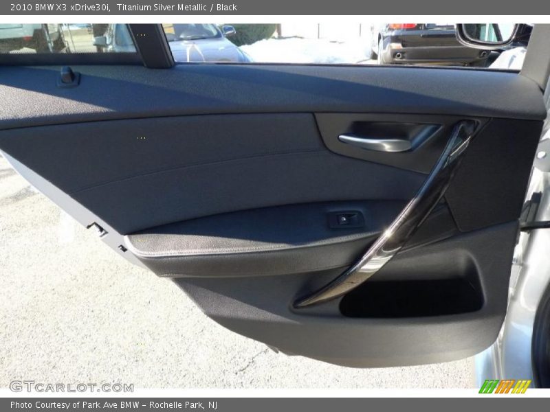 Titanium Silver Metallic / Black 2010 BMW X3 xDrive30i