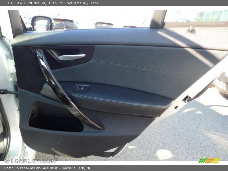 Titanium Silver Metallic / Black 2010 BMW X3 xDrive30i