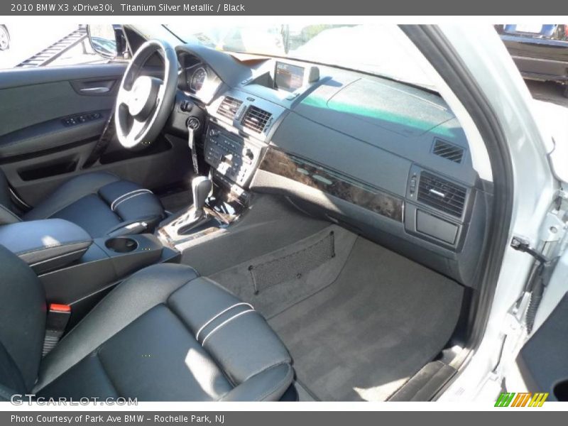 Titanium Silver Metallic / Black 2010 BMW X3 xDrive30i