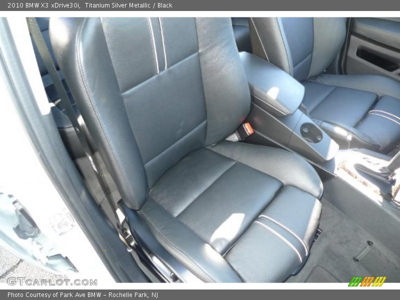 Titanium Silver Metallic / Black 2010 BMW X3 xDrive30i