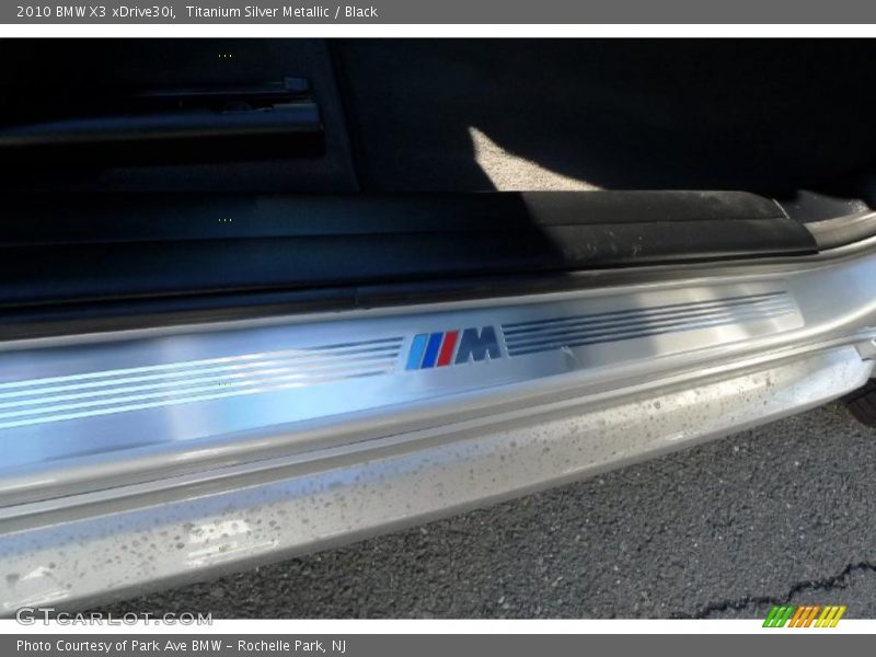 Titanium Silver Metallic / Black 2010 BMW X3 xDrive30i