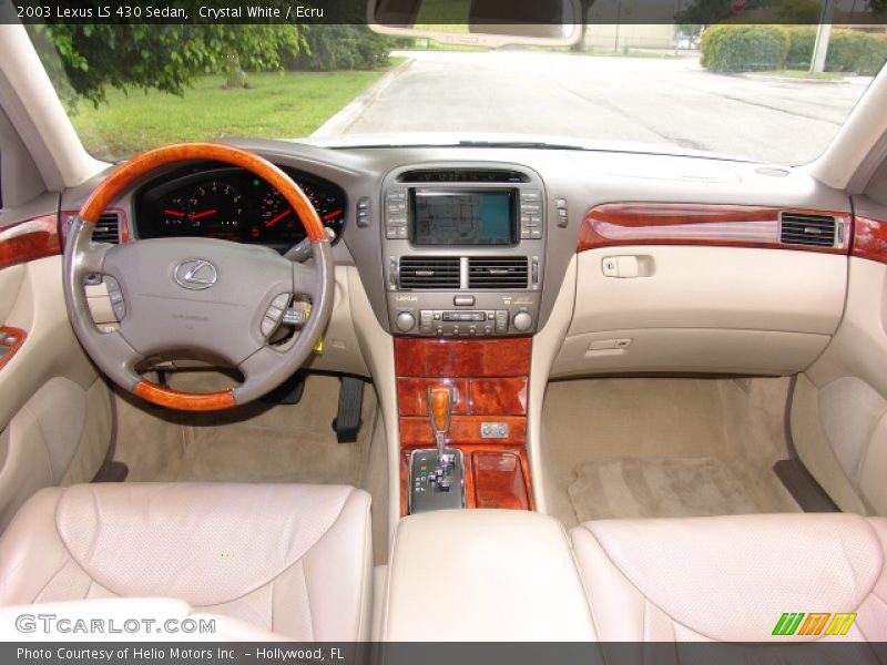 Crystal White / Ecru 2003 Lexus LS 430 Sedan