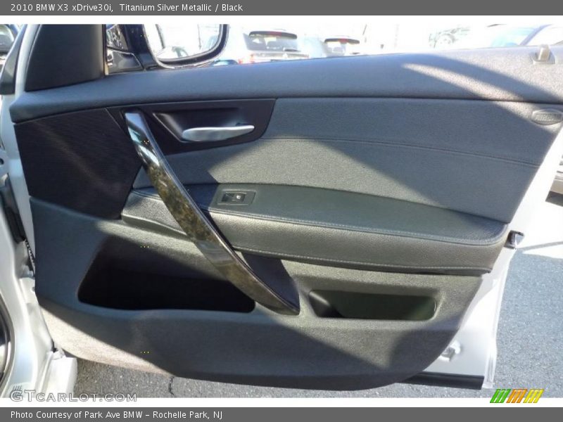 Titanium Silver Metallic / Black 2010 BMW X3 xDrive30i