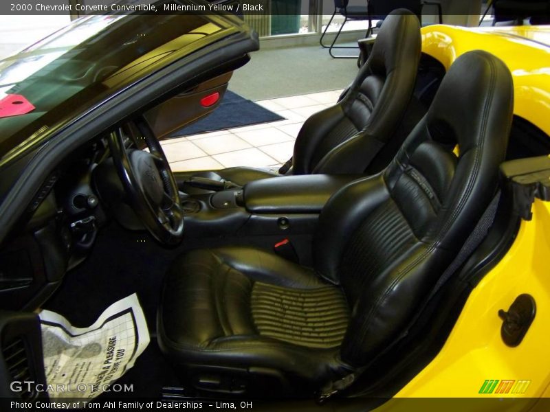 Millennium Yellow / Black 2000 Chevrolet Corvette Convertible