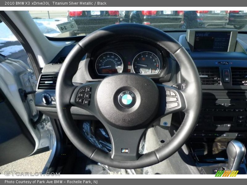 Titanium Silver Metallic / Black 2010 BMW X3 xDrive30i
