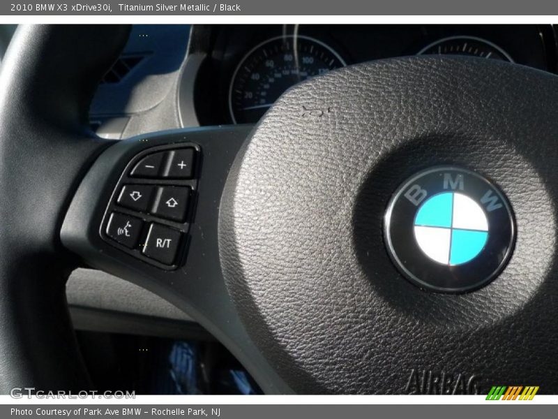 Titanium Silver Metallic / Black 2010 BMW X3 xDrive30i
