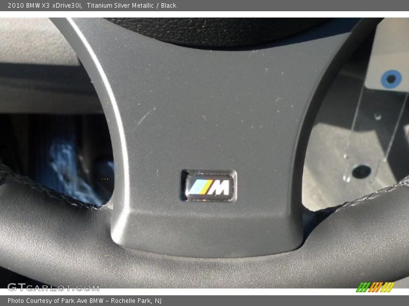 Titanium Silver Metallic / Black 2010 BMW X3 xDrive30i