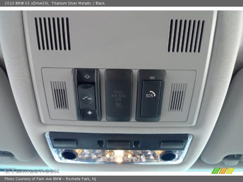 Titanium Silver Metallic / Black 2010 BMW X3 xDrive30i