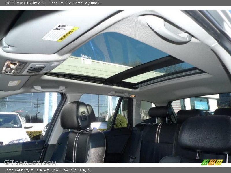 Titanium Silver Metallic / Black 2010 BMW X3 xDrive30i
