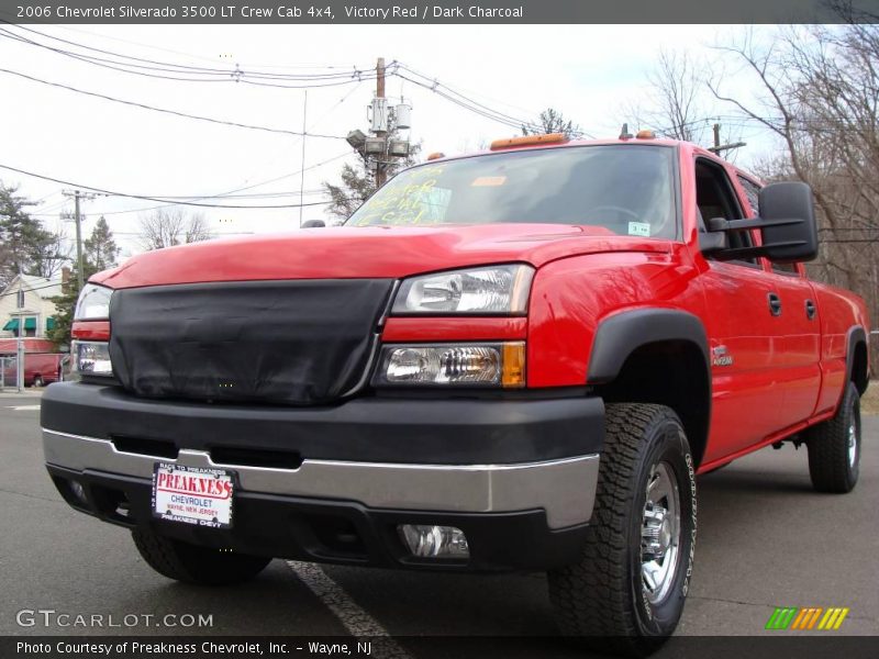 Victory Red / Dark Charcoal 2006 Chevrolet Silverado 3500 LT Crew Cab 4x4