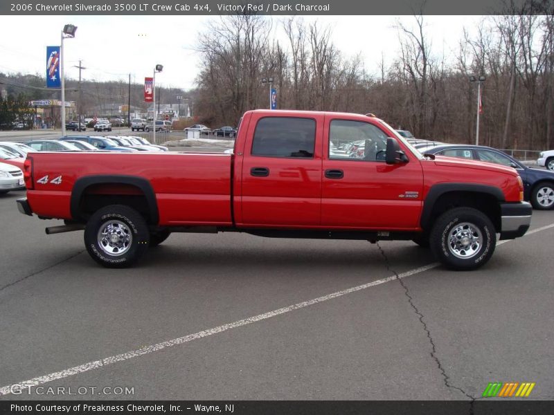 Victory Red / Dark Charcoal 2006 Chevrolet Silverado 3500 LT Crew Cab 4x4