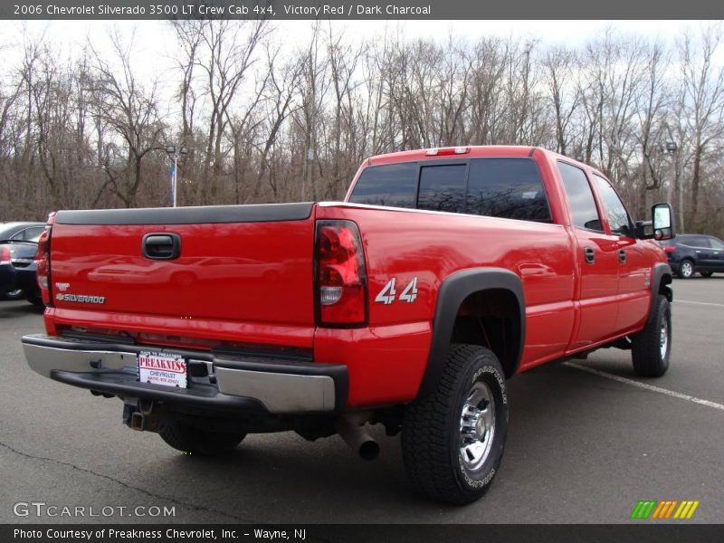 Victory Red / Dark Charcoal 2006 Chevrolet Silverado 3500 LT Crew Cab 4x4