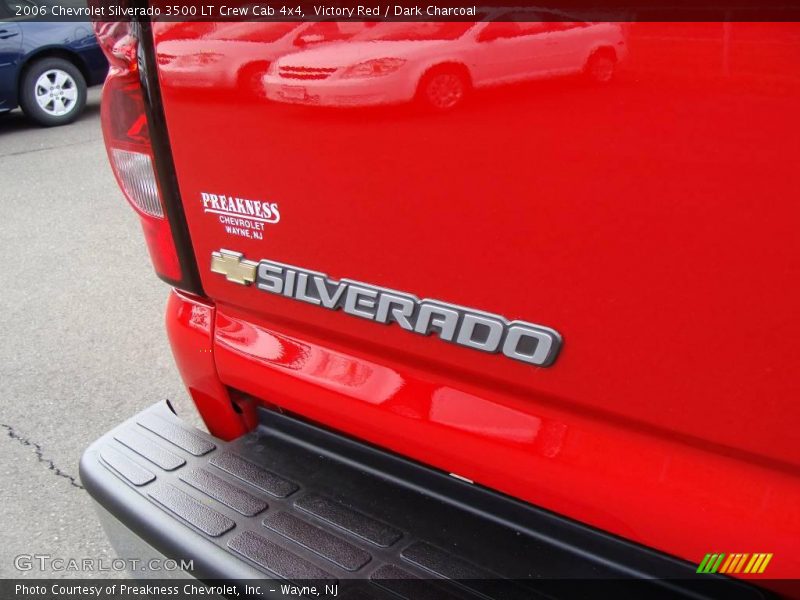 Victory Red / Dark Charcoal 2006 Chevrolet Silverado 3500 LT Crew Cab 4x4
