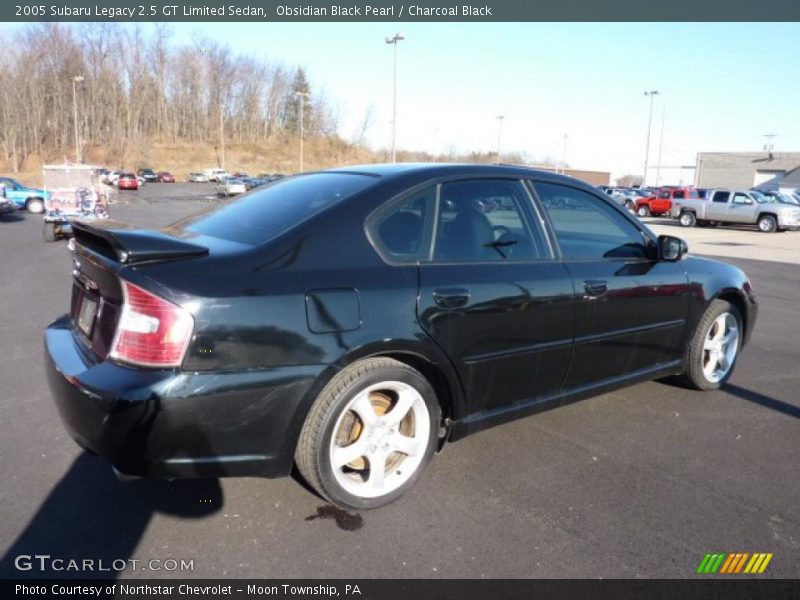 Obsidian Black Pearl / Charcoal Black 2005 Subaru Legacy 2.5 GT Limited Sedan