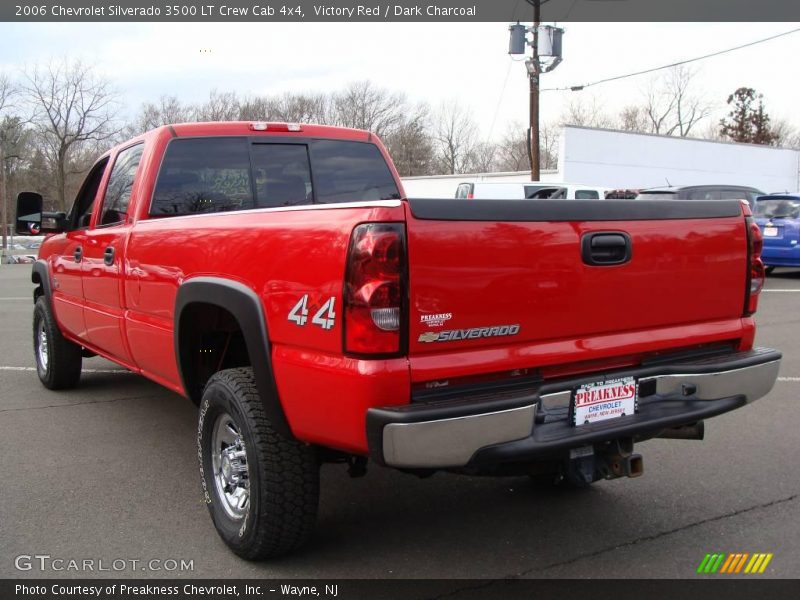 Victory Red / Dark Charcoal 2006 Chevrolet Silverado 3500 LT Crew Cab 4x4