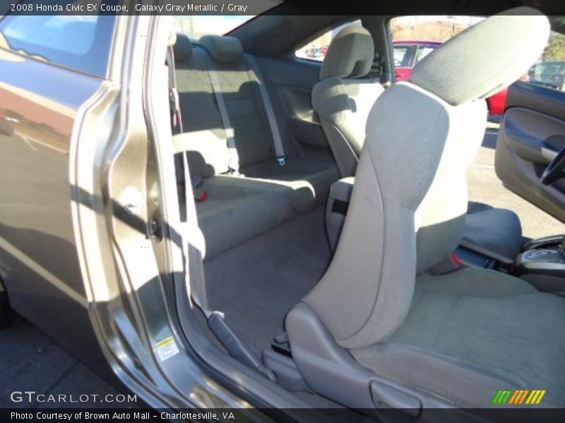 Galaxy Gray Metallic / Gray 2008 Honda Civic EX Coupe