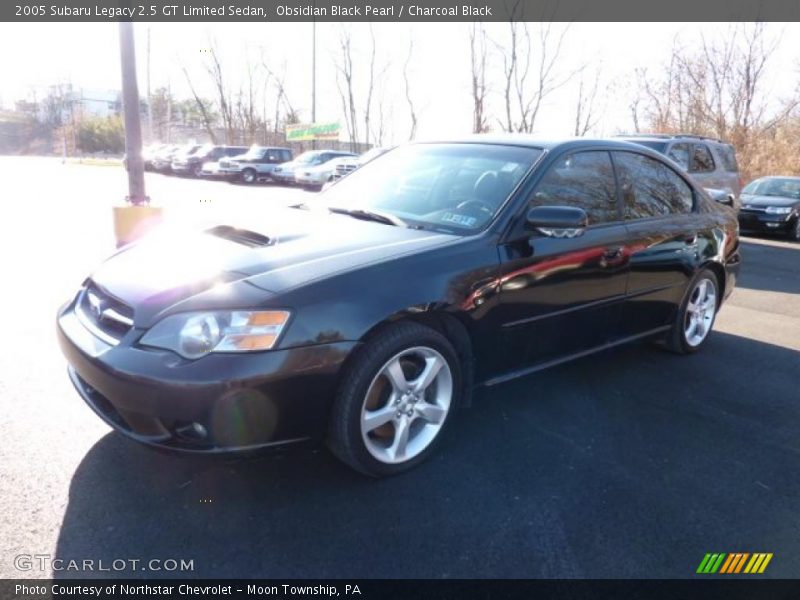 Obsidian Black Pearl / Charcoal Black 2005 Subaru Legacy 2.5 GT Limited Sedan