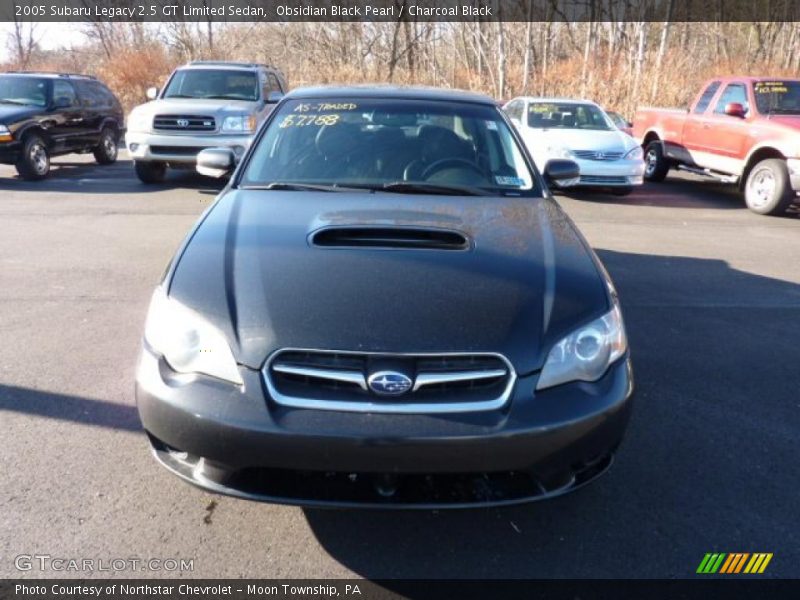 Obsidian Black Pearl / Charcoal Black 2005 Subaru Legacy 2.5 GT Limited Sedan