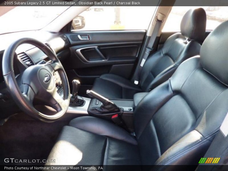 Obsidian Black Pearl / Charcoal Black 2005 Subaru Legacy 2.5 GT Limited Sedan