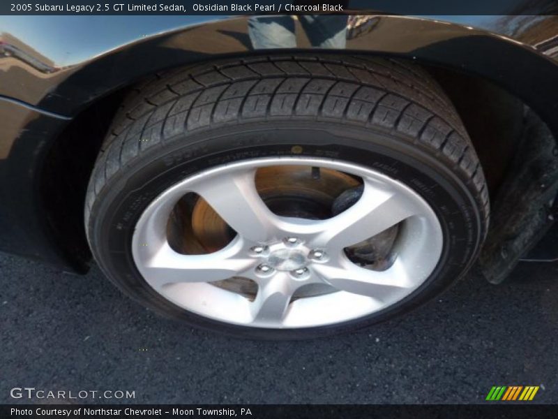 Obsidian Black Pearl / Charcoal Black 2005 Subaru Legacy 2.5 GT Limited Sedan