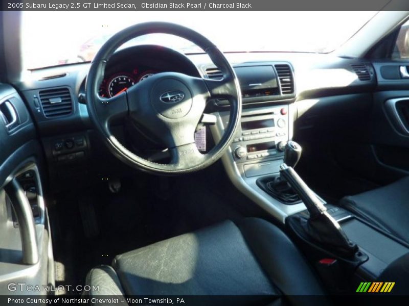 Obsidian Black Pearl / Charcoal Black 2005 Subaru Legacy 2.5 GT Limited Sedan