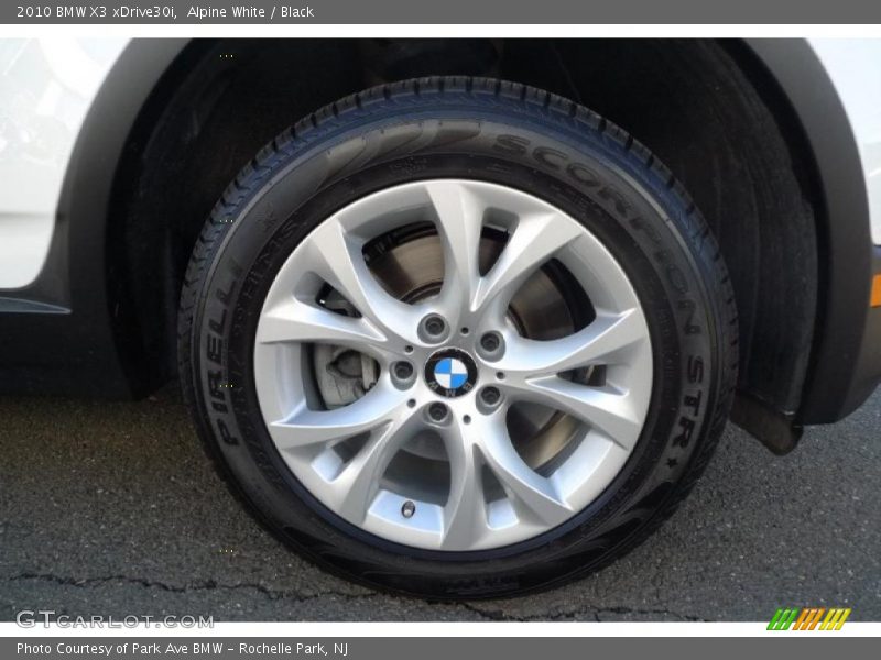 Alpine White / Black 2010 BMW X3 xDrive30i