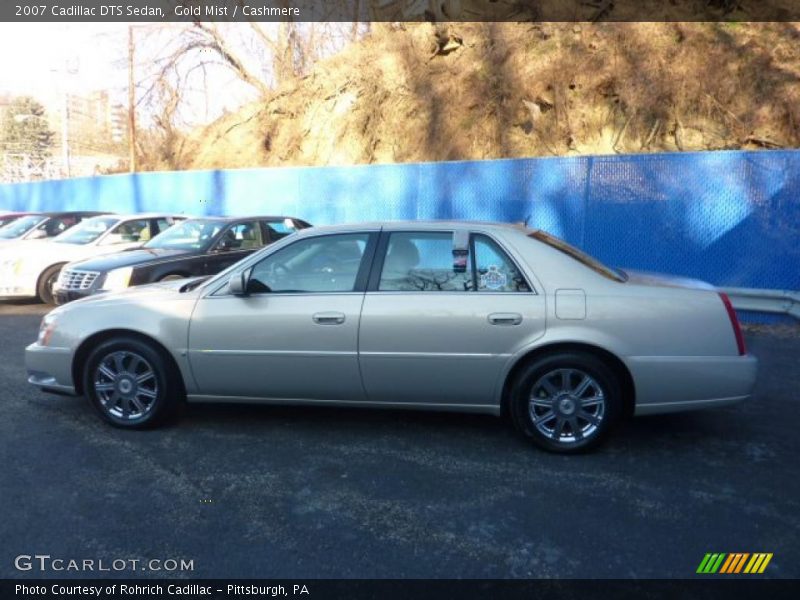 Gold Mist / Cashmere 2007 Cadillac DTS Sedan