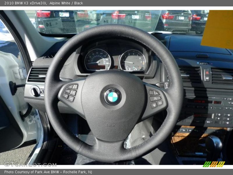 Alpine White / Black 2010 BMW X3 xDrive30i
