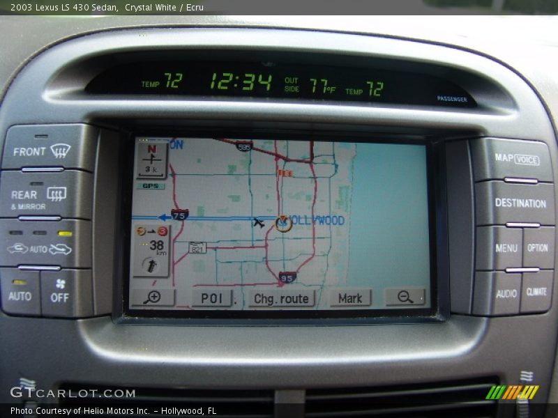 Crystal White / Ecru 2003 Lexus LS 430 Sedan