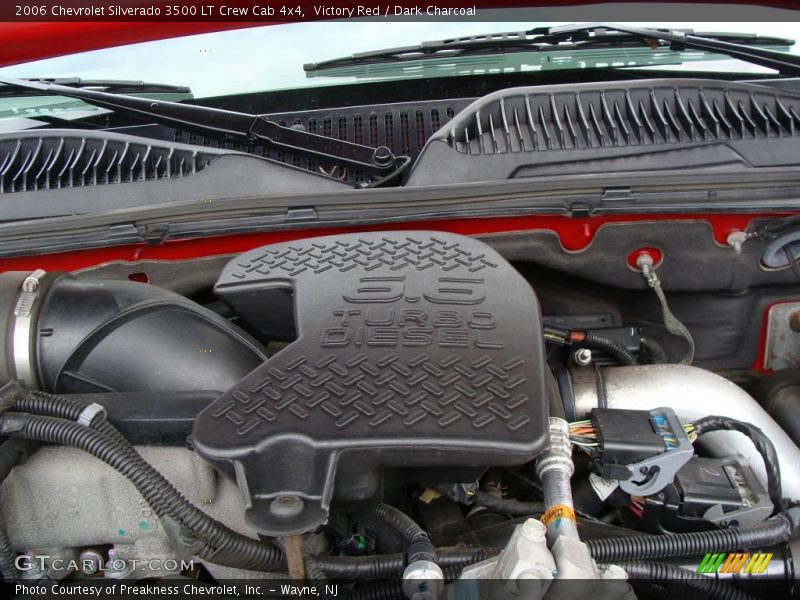 Victory Red / Dark Charcoal 2006 Chevrolet Silverado 3500 LT Crew Cab 4x4